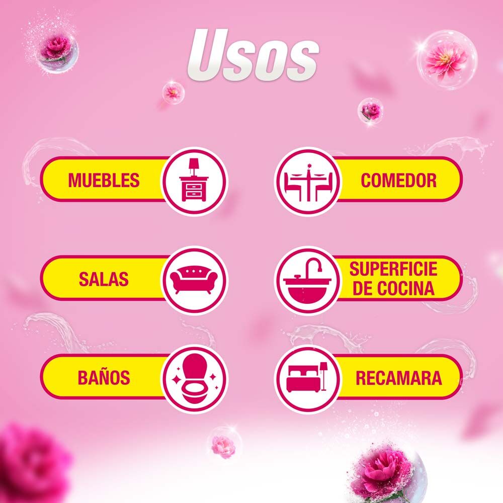 Limpiador Aroma Floral Pinol 828.0 Ml