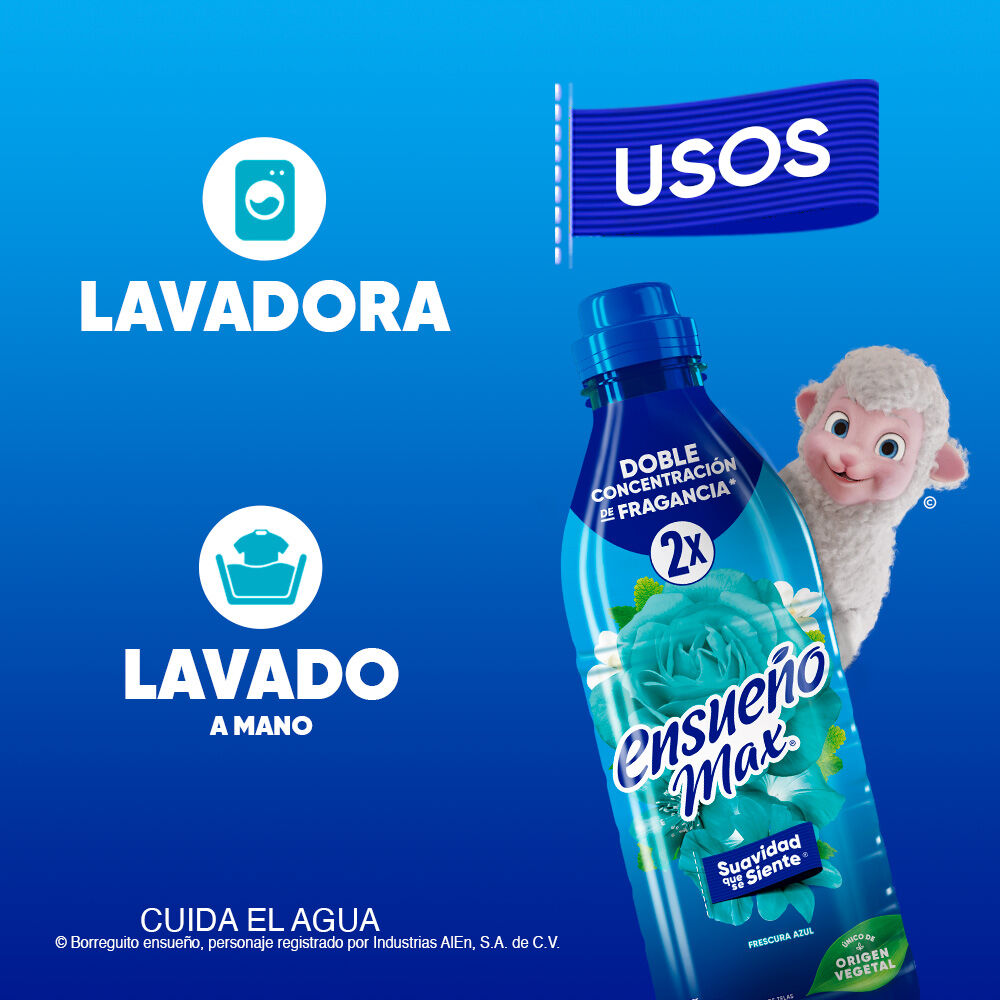 Suavizante Max Azul Ensueño 850.0 Ml
