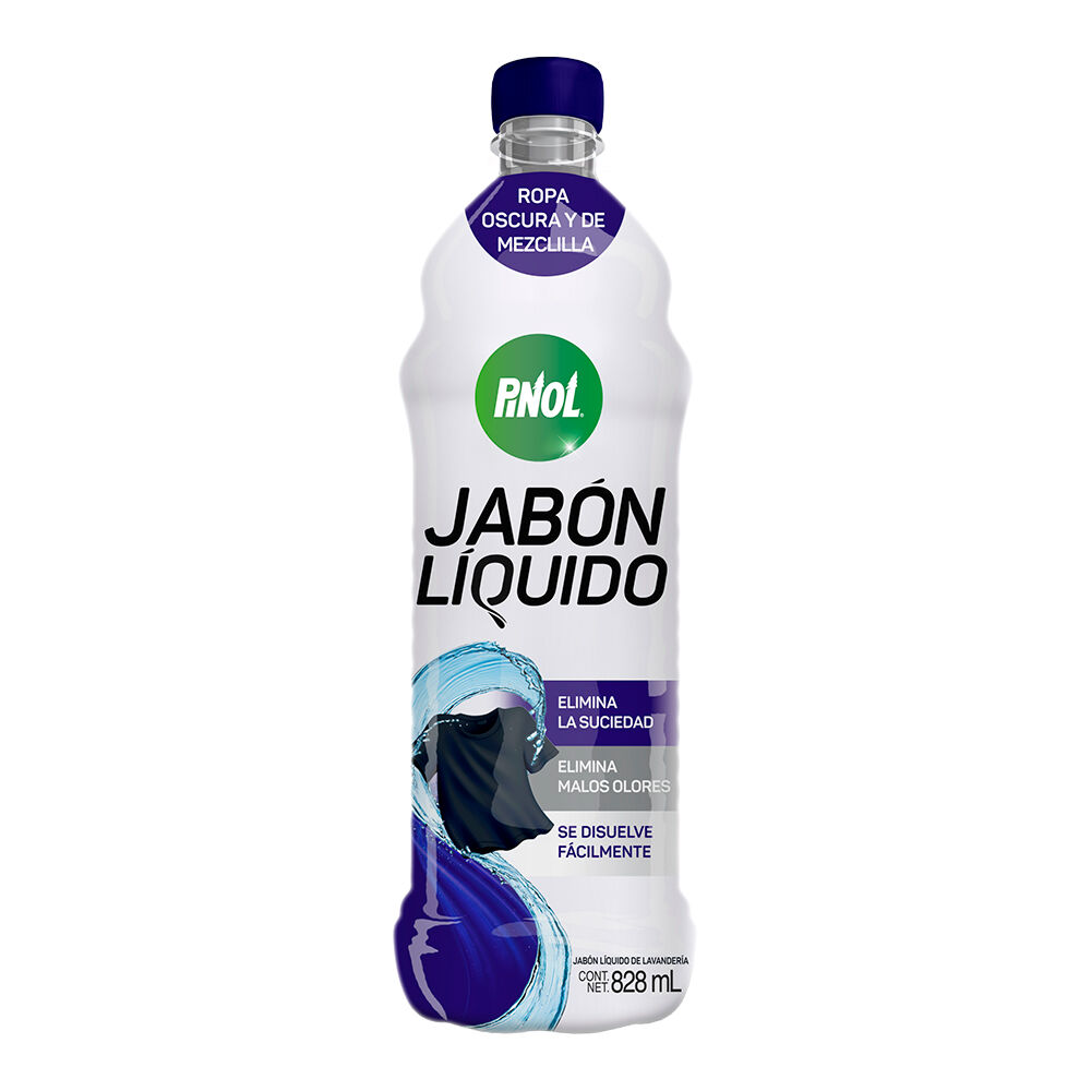 Jabon Liquido Ropa Oscura Pinol 828.0 Ml