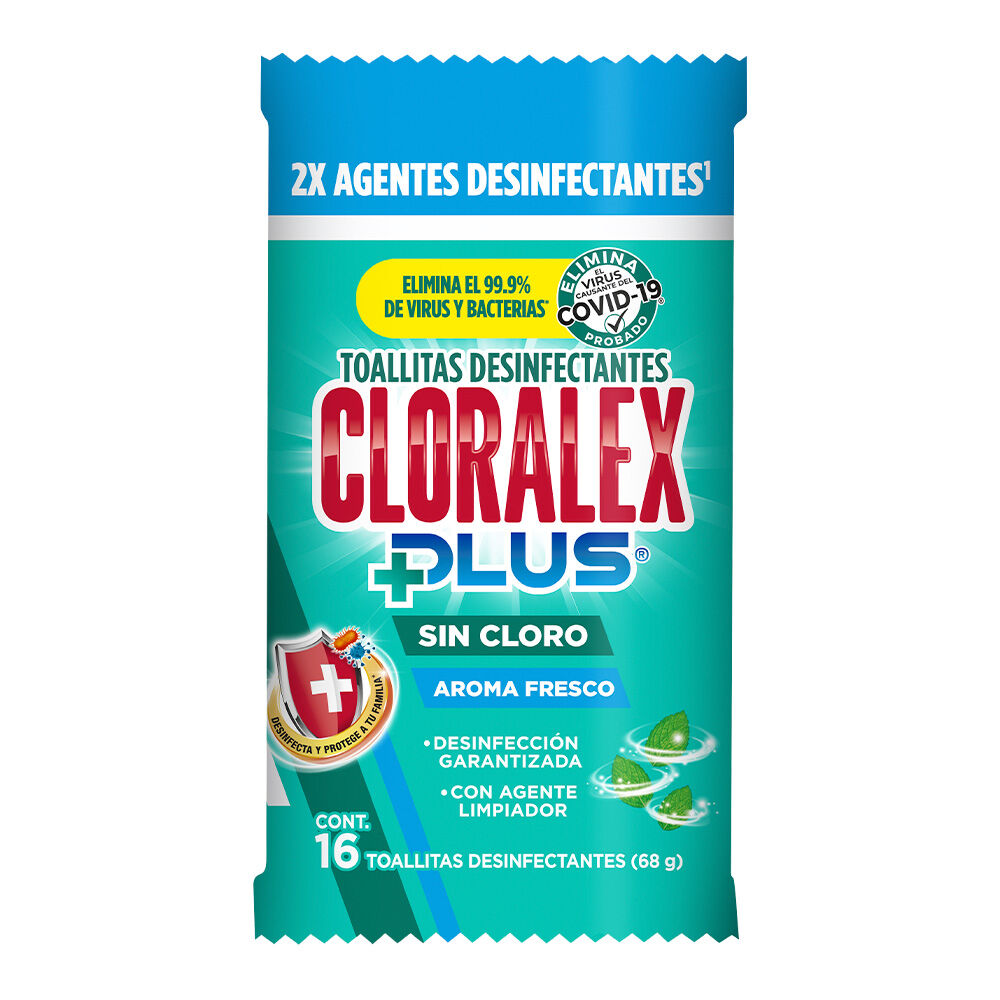 Desinfectante Toallitas Cloralex 16.0 Pza