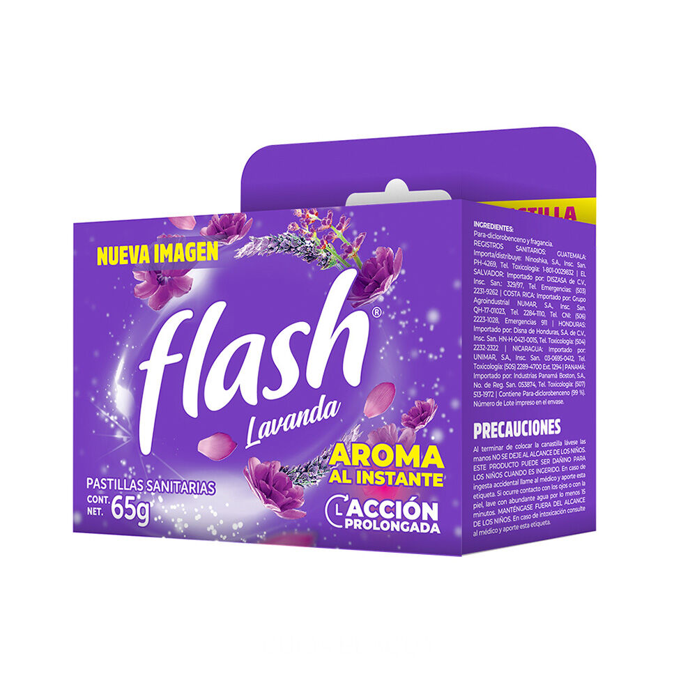 Pastilla Sanitaria Lavanda Flash 65.0 Gr