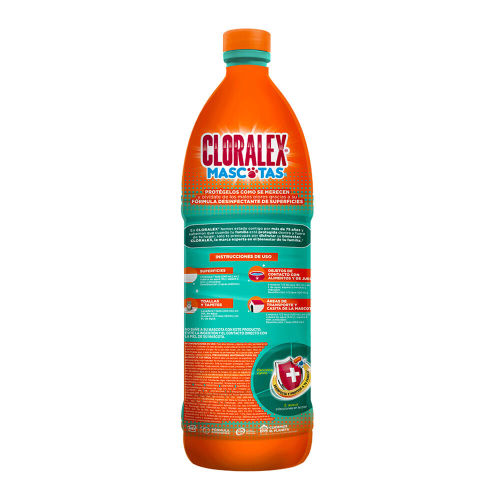 Limpiador Desinfect Mascotas Cloralex 950.0 Ml