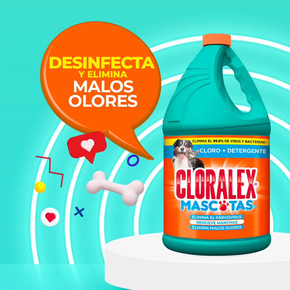 Limpiador Desinfect Mascotas Cloralex 3.75 Lt