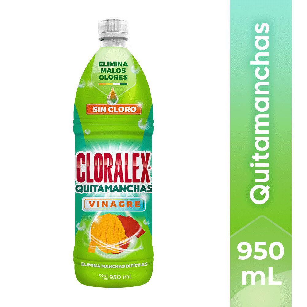 Quitamanchas Color Vinagre 950ml Cloralex 1.0 Pza