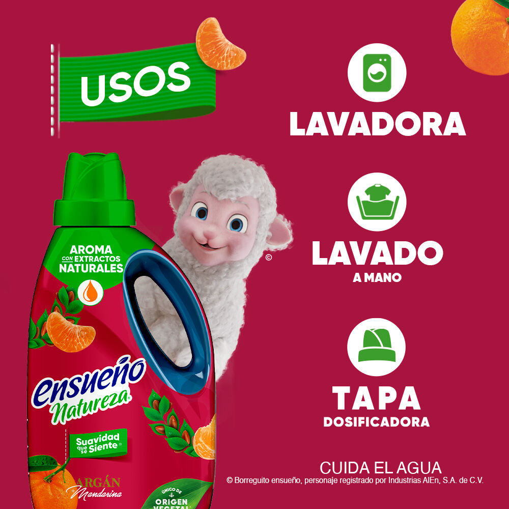 Suavizante De Telas Argan Mandarina Ensueño 2.8 Lt