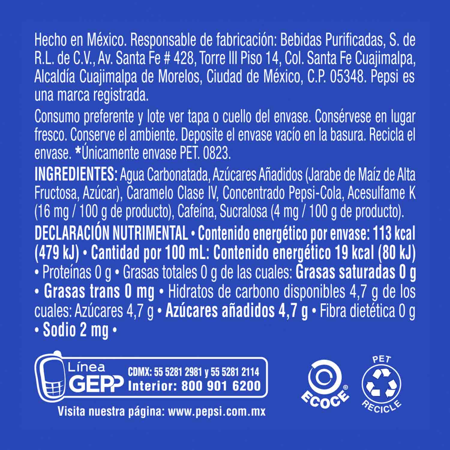 Soda Cola Regular Pepsi 600.0 Ml