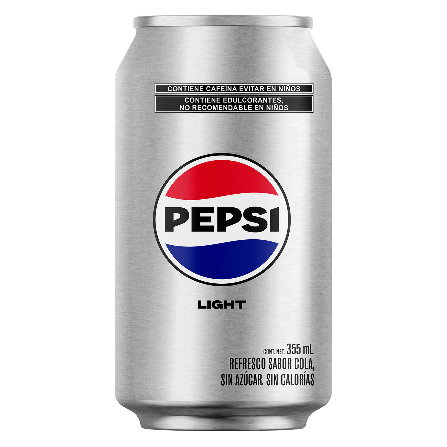 Soda Lata Cola Light Pepsi 355.0 Ml