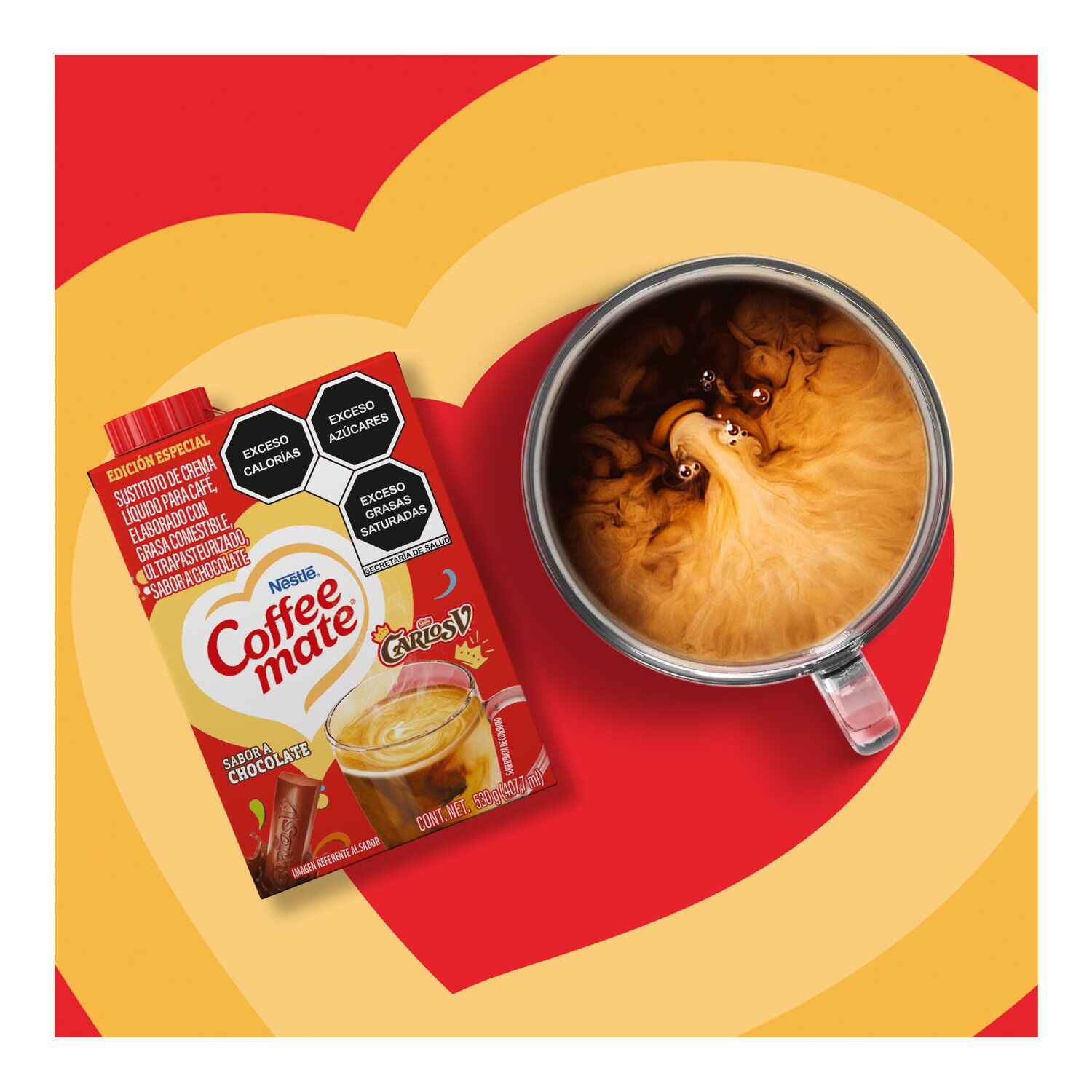 Sustituto De Crema Carlos V Coffe Mate 530.0 Gr