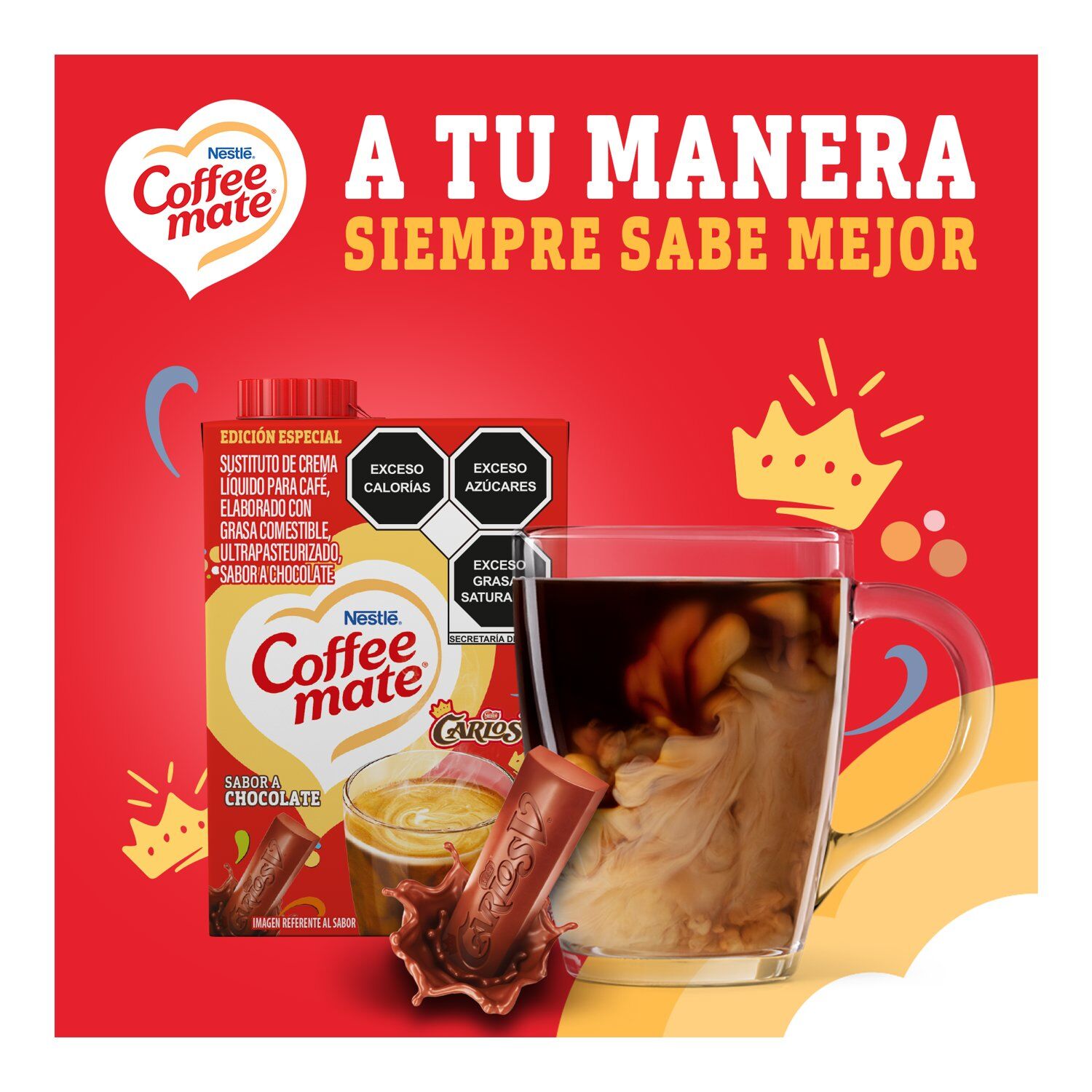 Sustituto De Crema Carlos V Coffe Mate 530.0 Gr