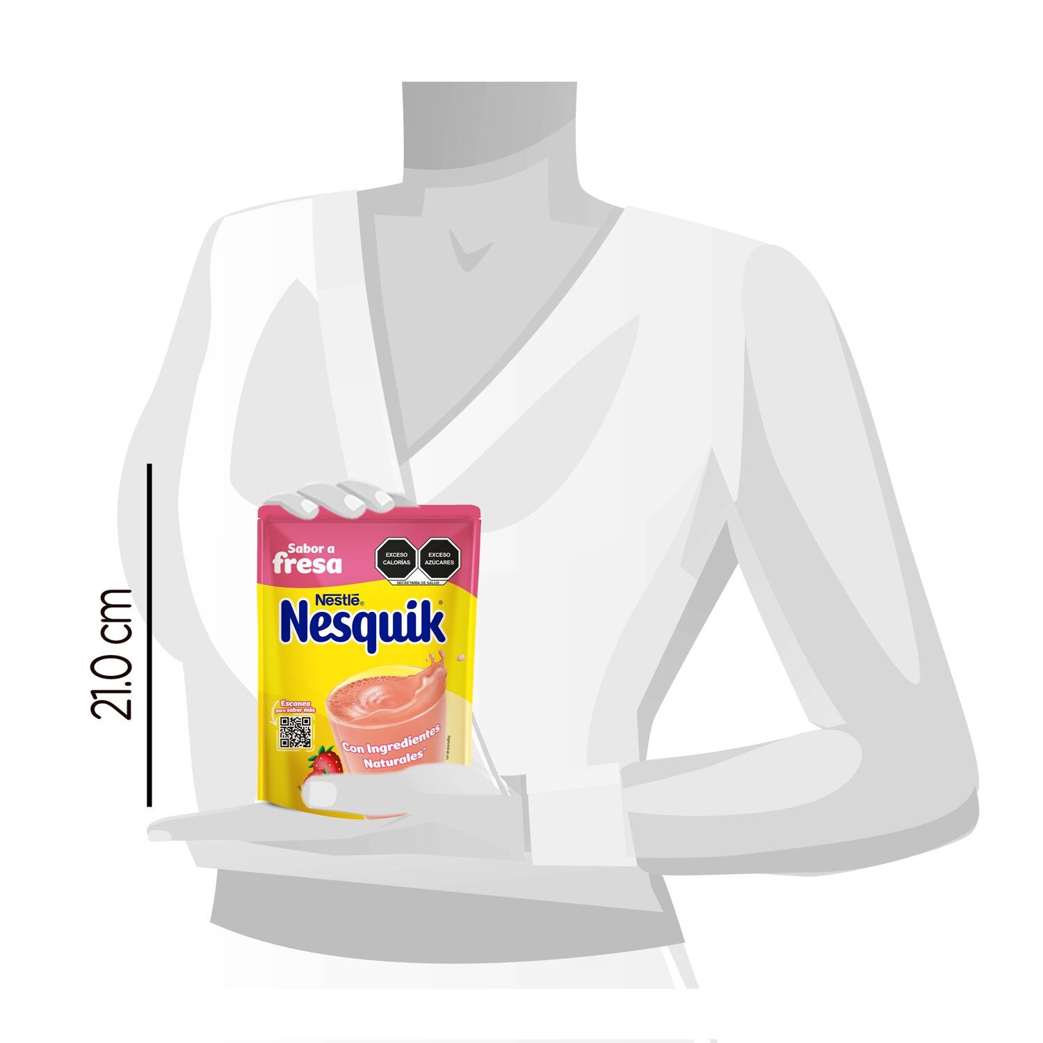 Bebida Fresa Nesquik 357.0 Gr