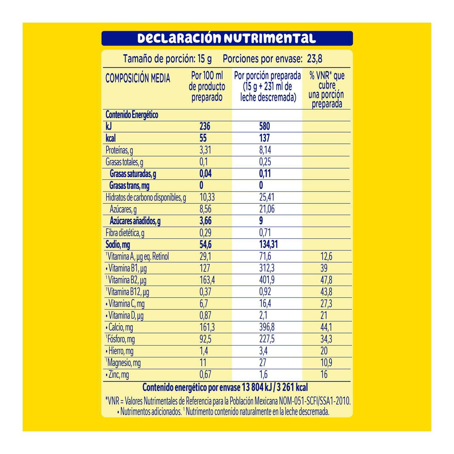 Bebida Vainilla Nesquik 357.0 Gr