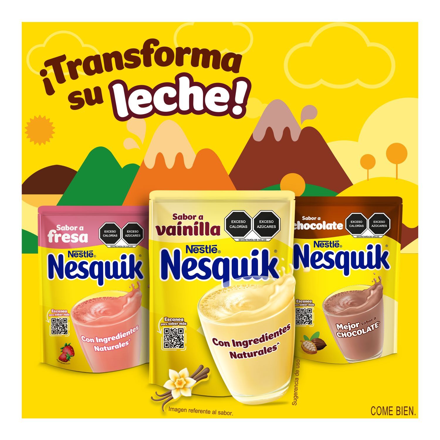 Bebida Vainilla Nesquik 357.0 Gr