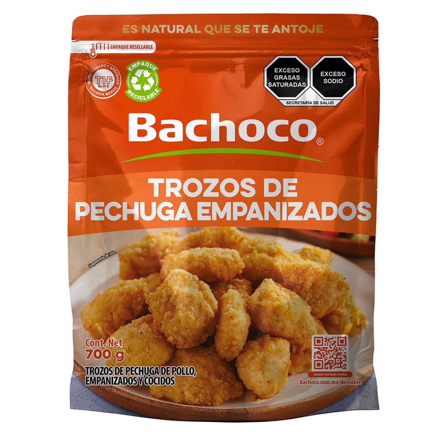 Trozos Pechucha Crujiente Bachoco 700.0 Gr