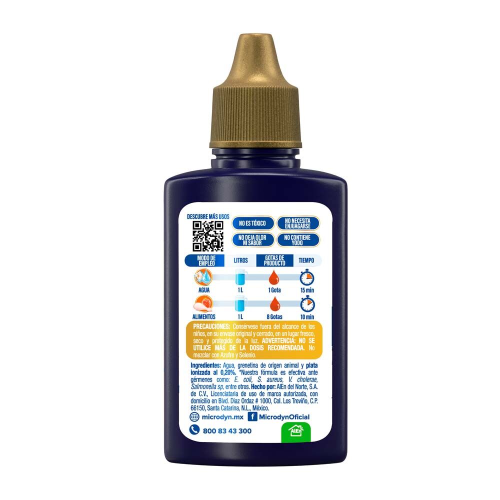 Antiseptico Verduras Microdyn 15.0 Ml