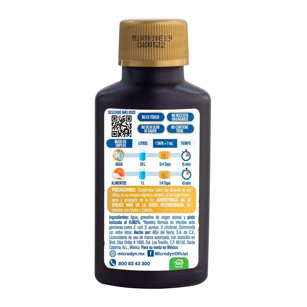 Antiseptico Verduras Microdyn 90.0 Ml