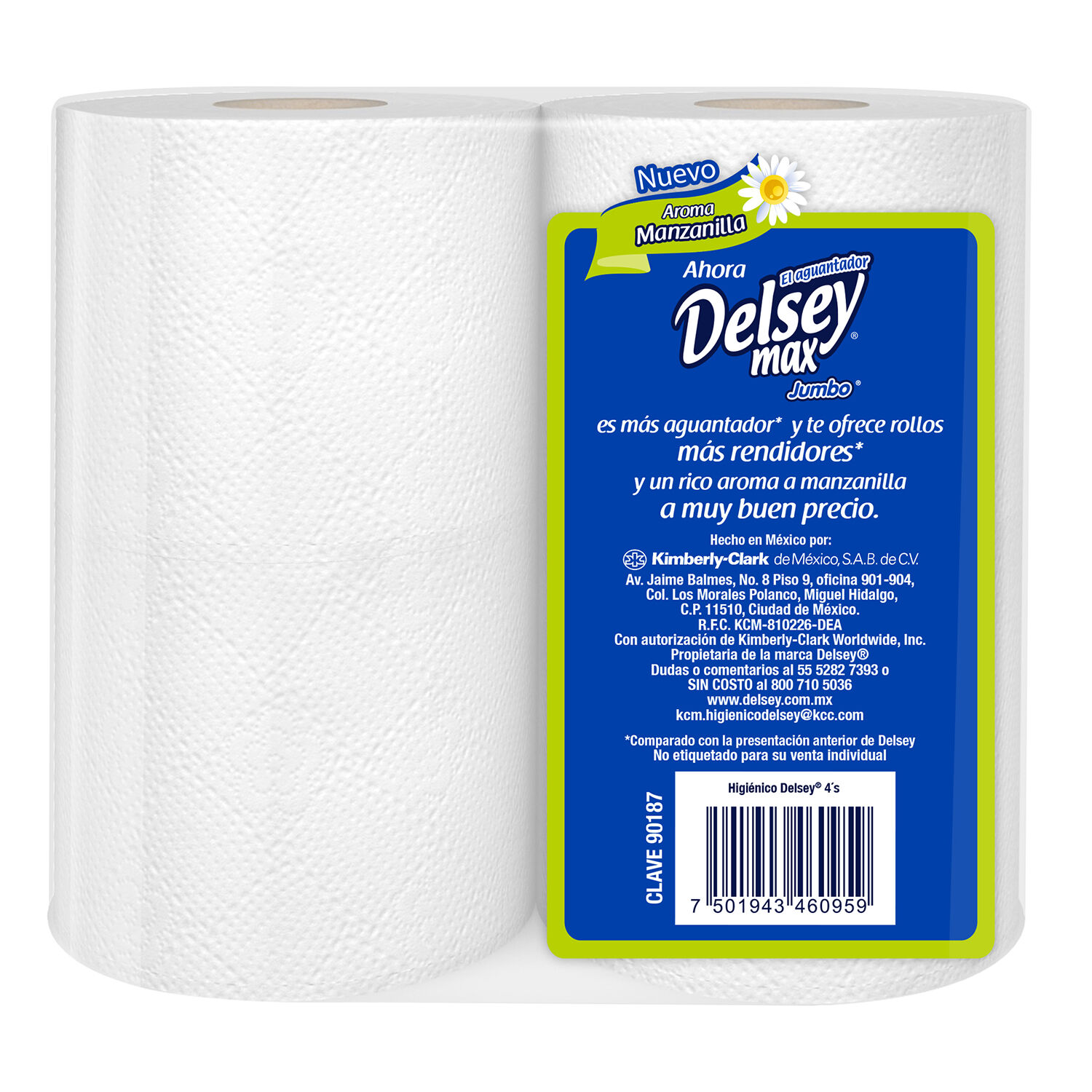 Papel Higienico Max Jumbo Delsey 4.0 Pza