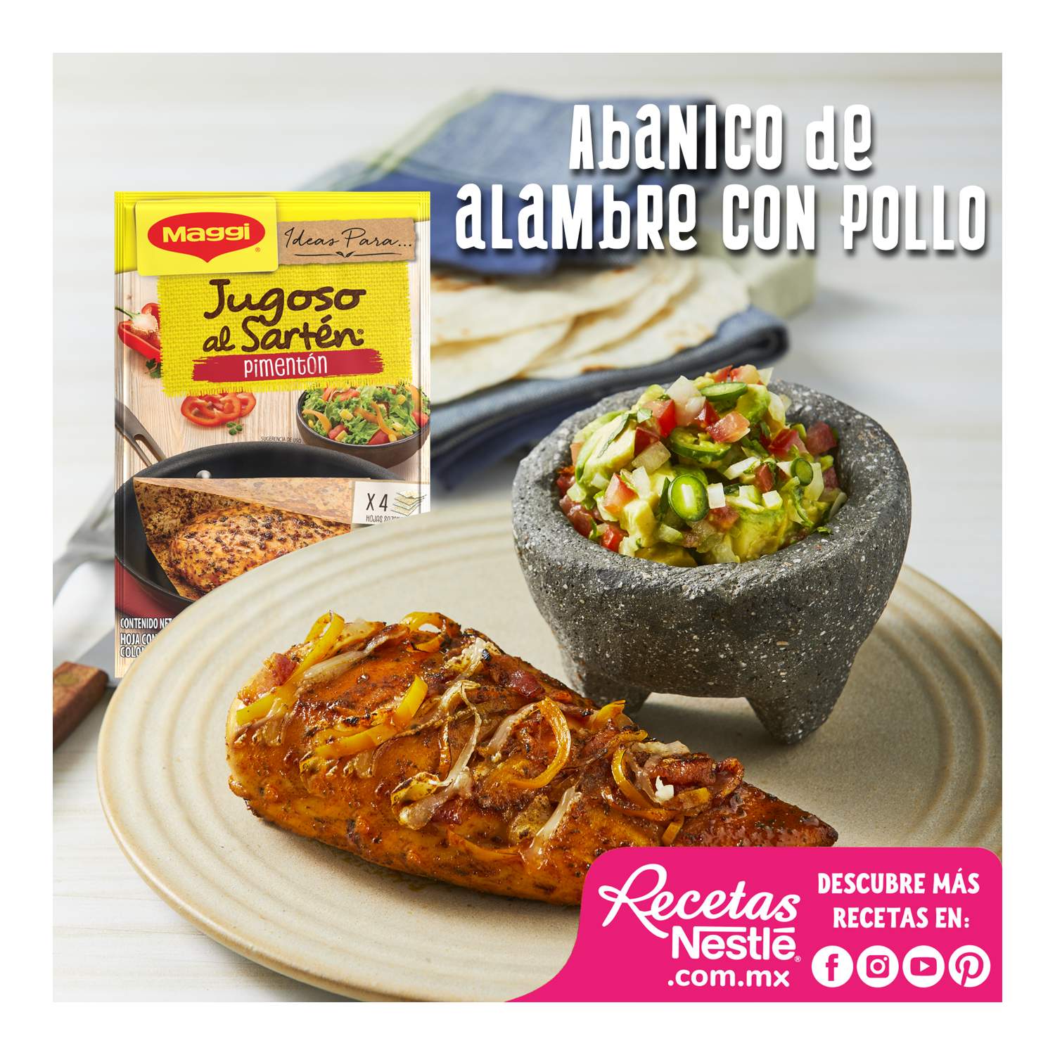 Jugoso Al Sarten Pollo Al Pimenton Maggi 23.2 Gr