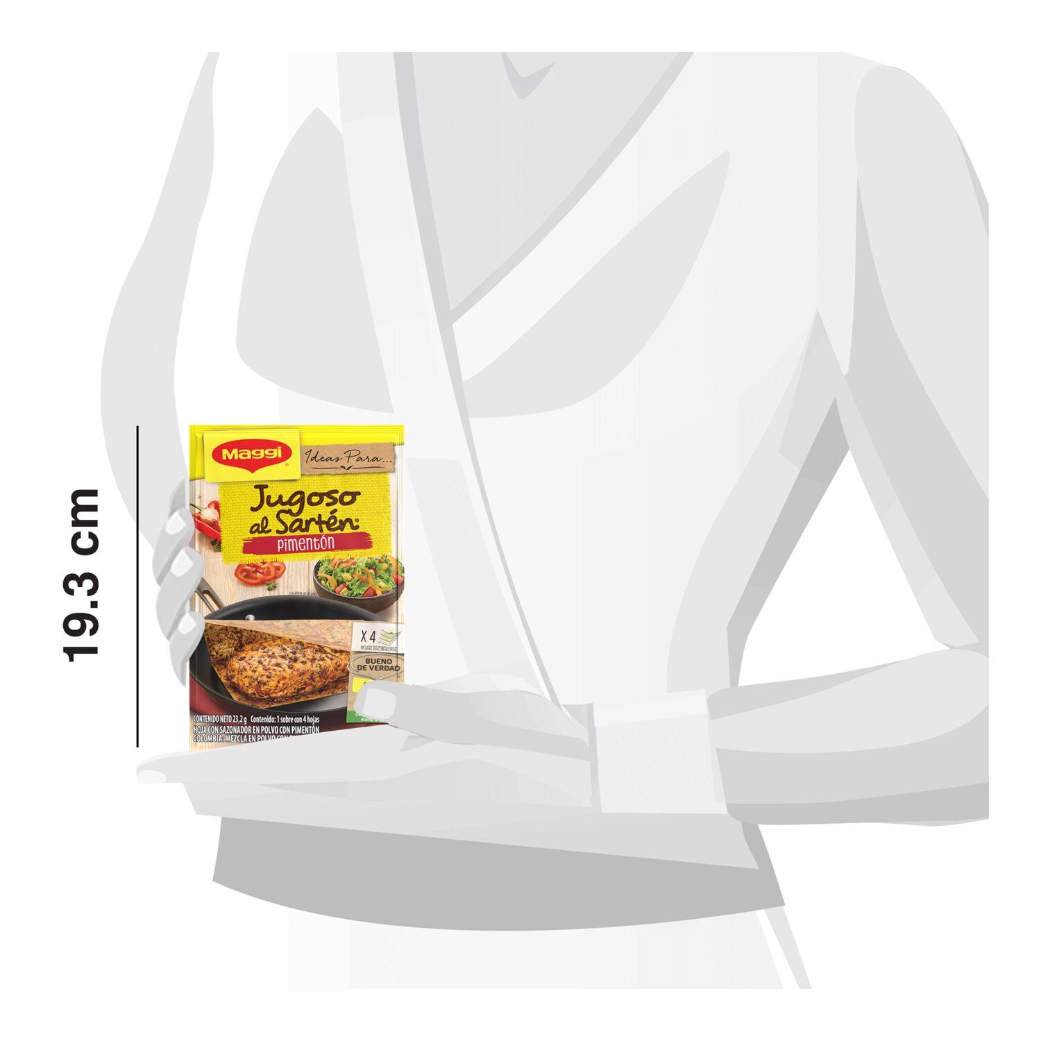 Jugoso Al Sarten Pollo Al Pimenton Maggi 23.2 Gr