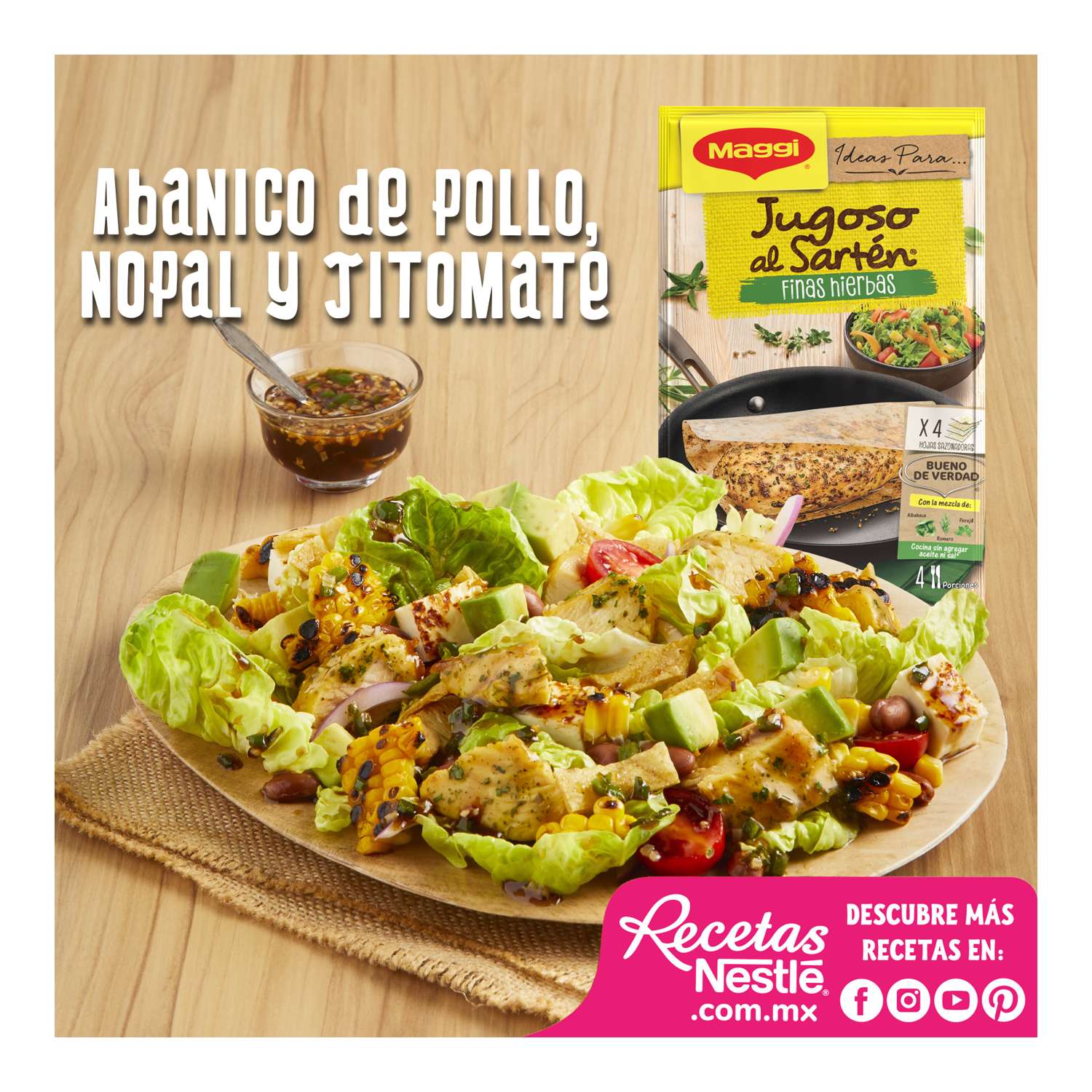 Jugoso Al Sarten Pollo A Las Finas Hierbas Maggi 23.2