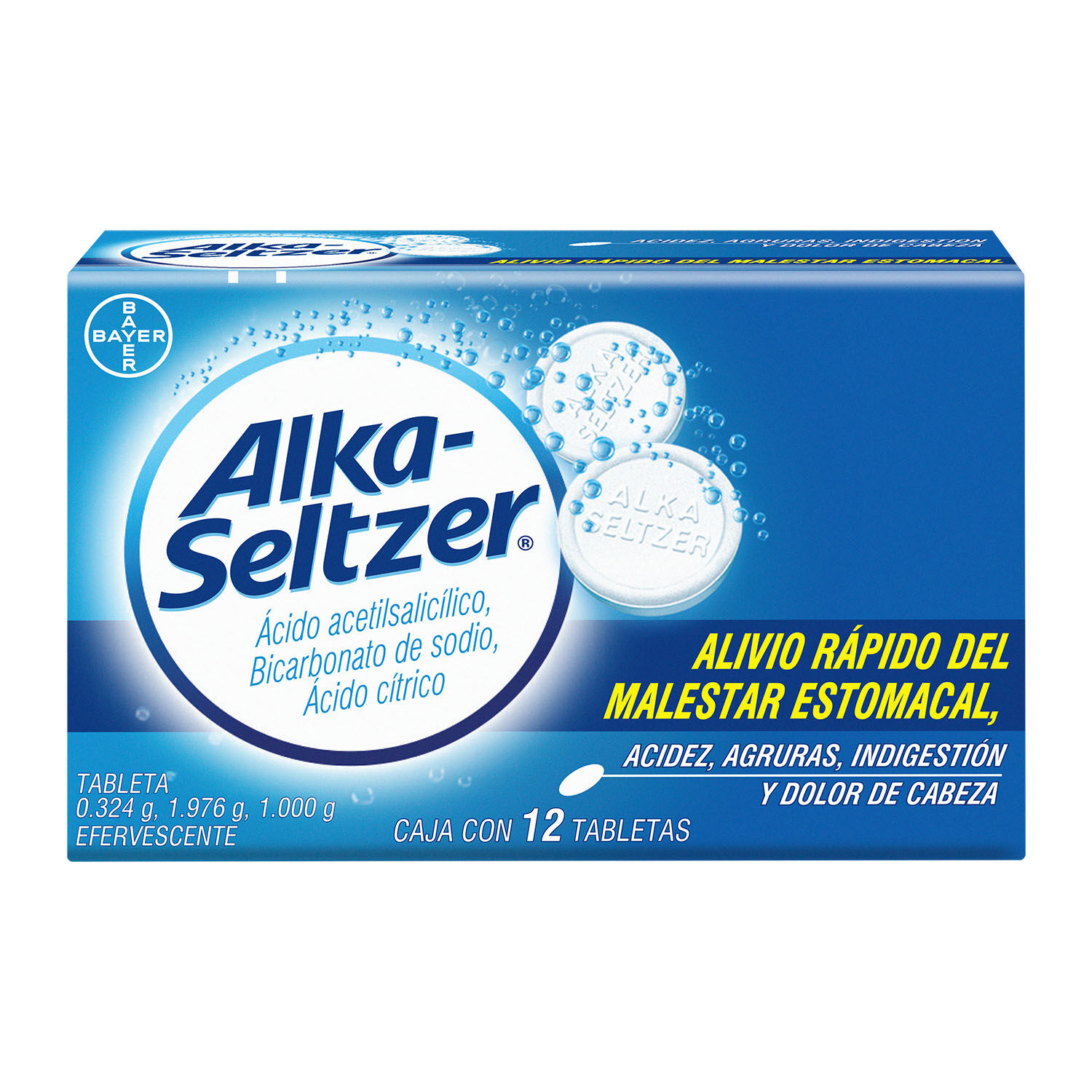 Antiacido Alka Seltzer 12.0 Tab
