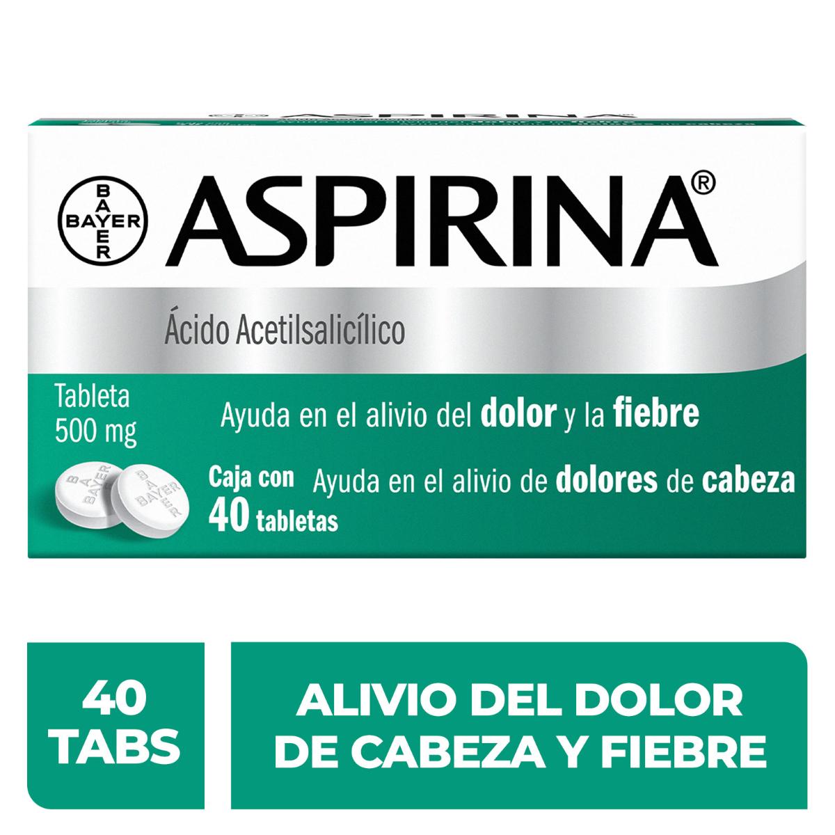 Aspirina 500 Mg Aspirina 40 0 Tab