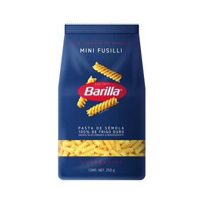 Pasta Barilla Mini Fusilli 250 G