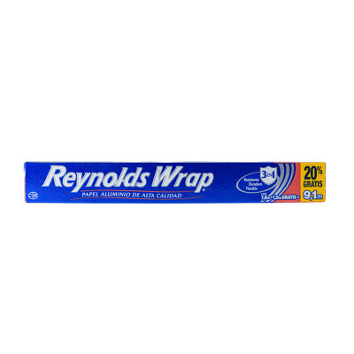 Papel Aluminio 24/7.6 +20% Gatis Reynolds 1 Pza