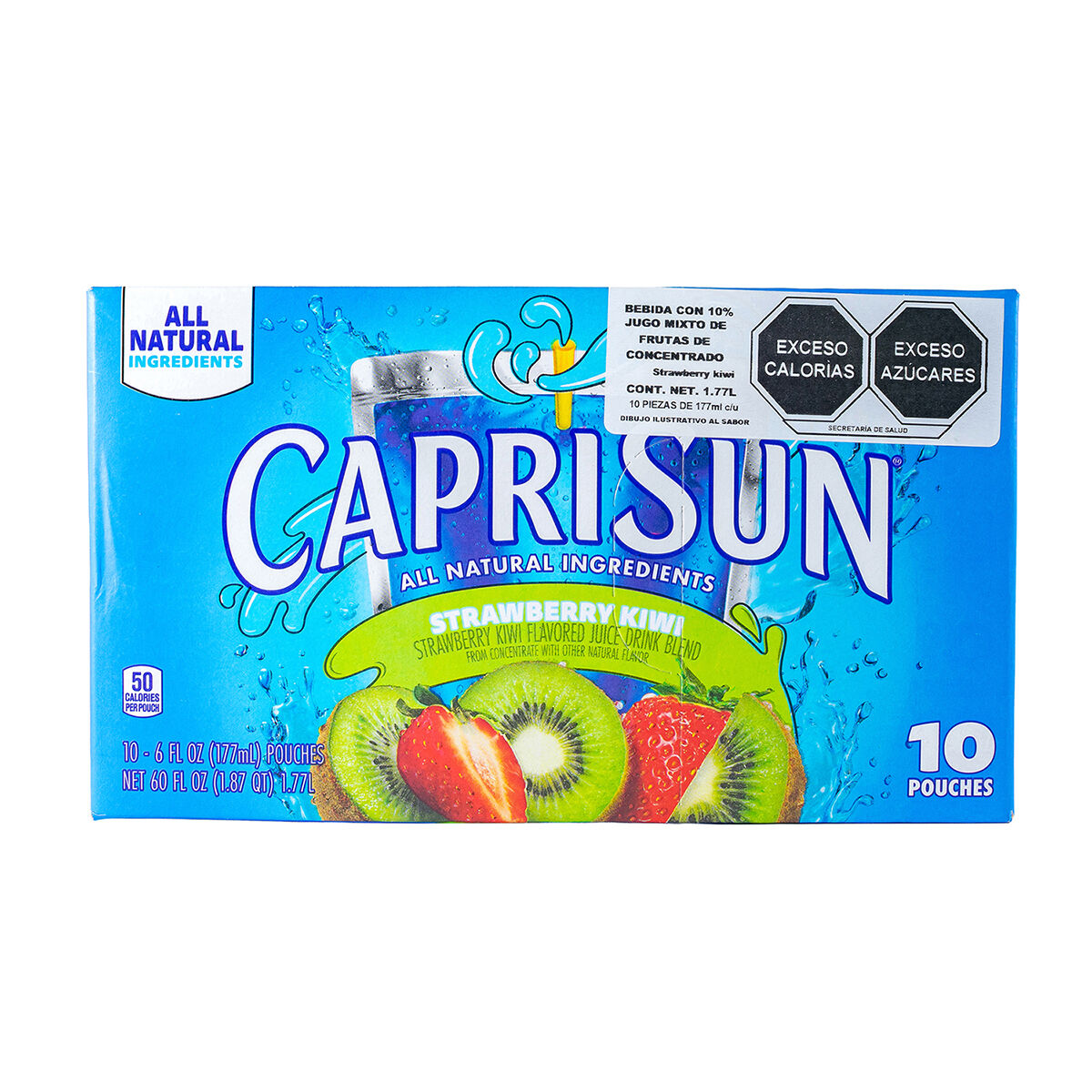 Caja De Jugos Fresa Kiwi Caprisun 10.0 Pza