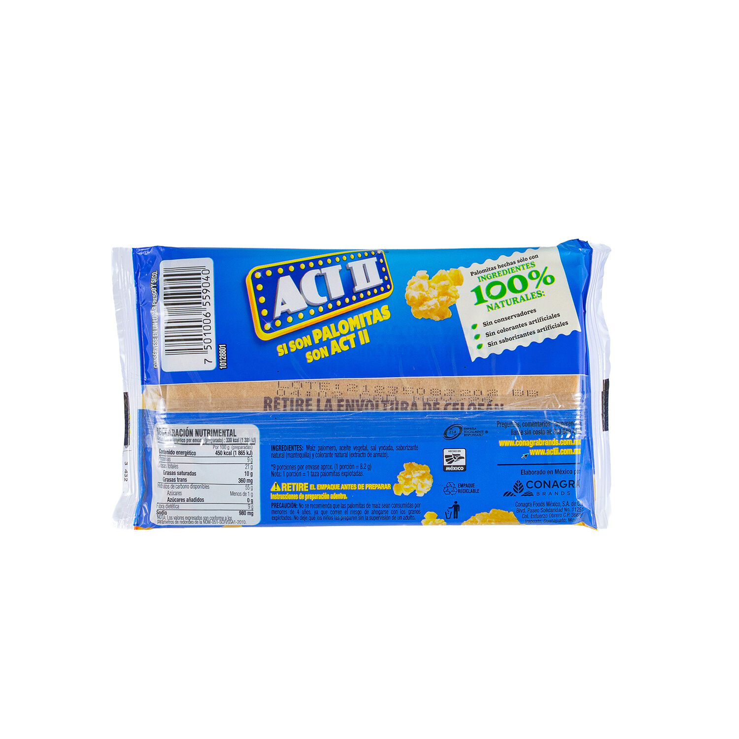 Palomitas Mantequilla Act Ii 90.0 Gr
