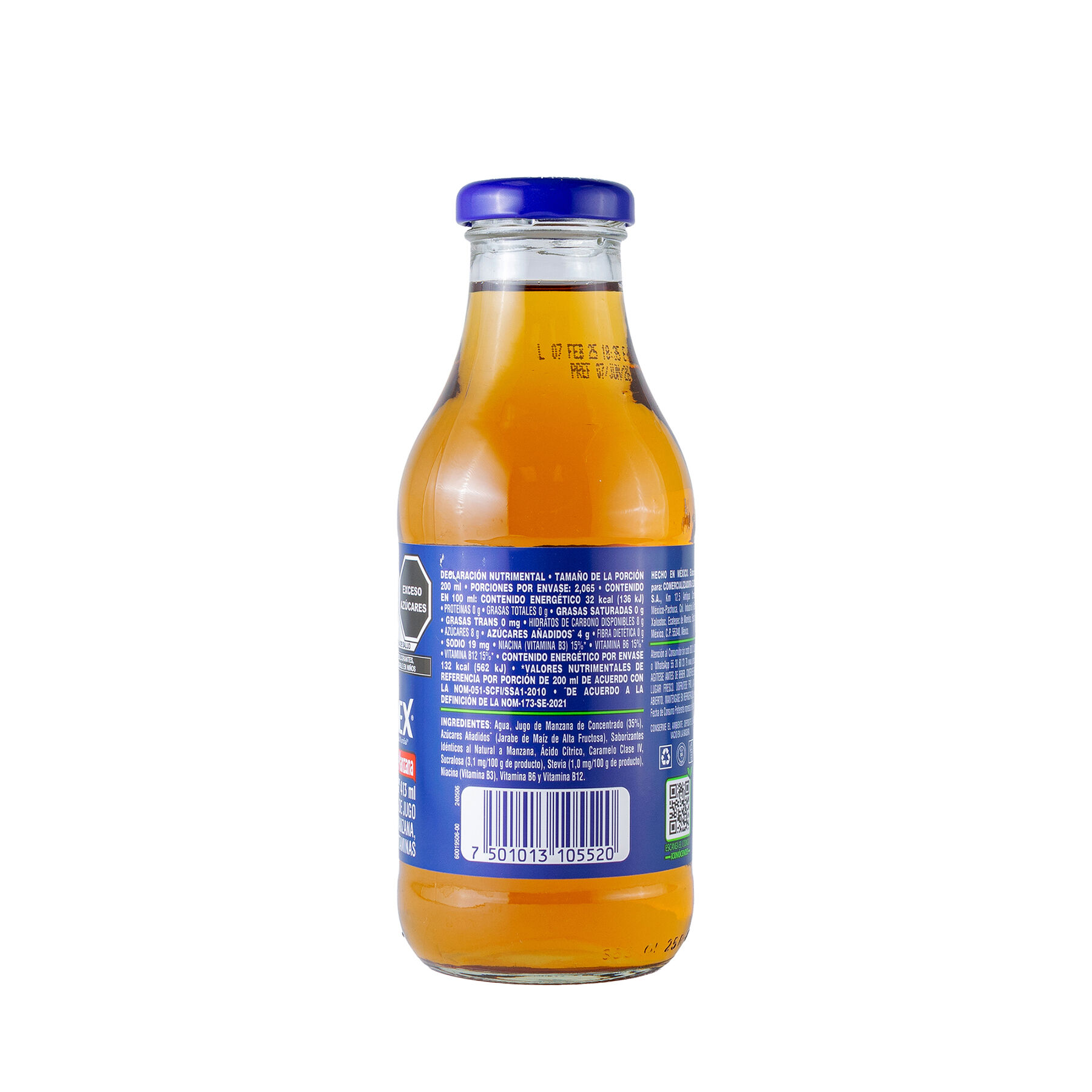 Jugo De Manzana Clarificado Vidrio Jumex 413.0 Ml