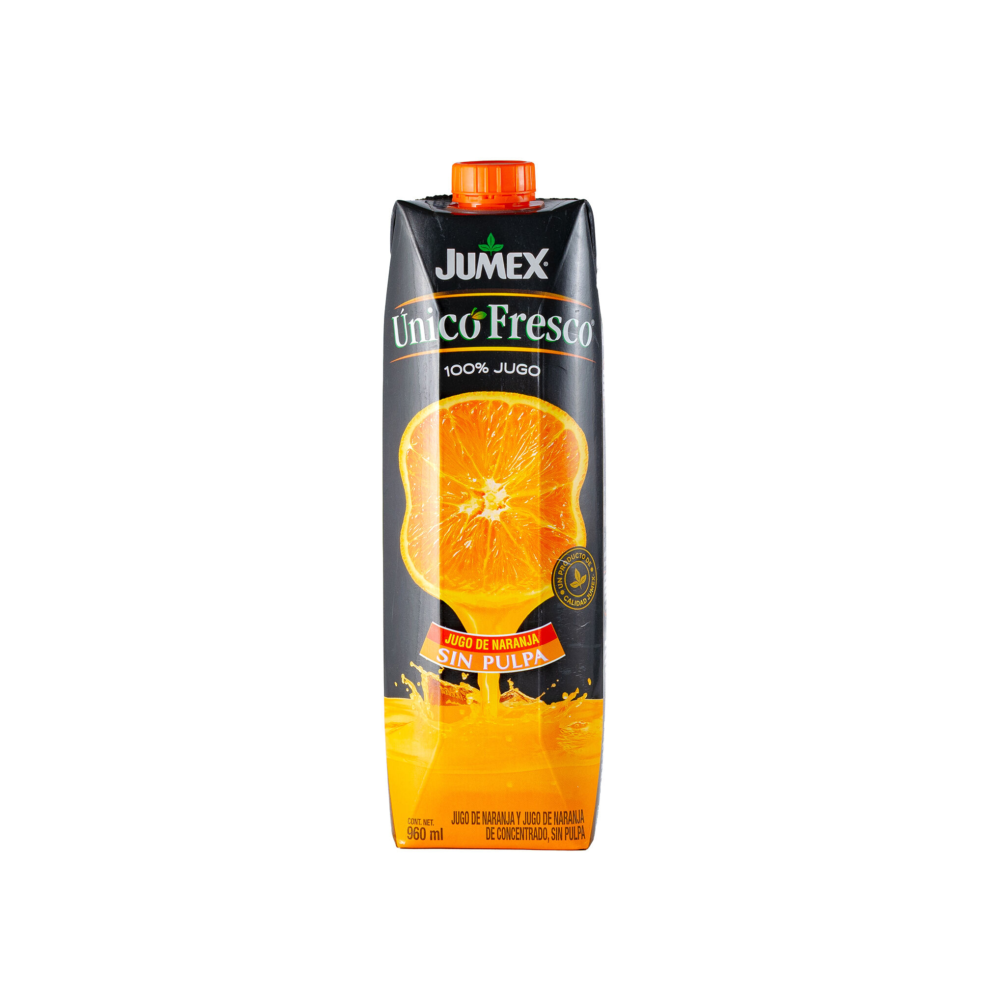 Jugo Naranja Sin Pulpa Unico Fresco 960.0 Ml