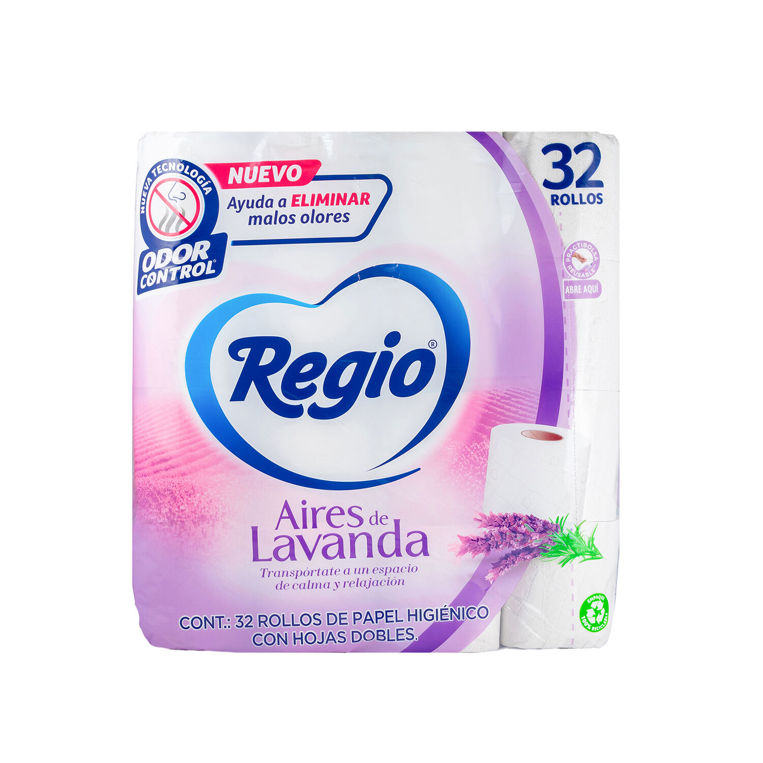 Papel Higienico Aires De Lavanda 32s 200 Hd Regio 32.0