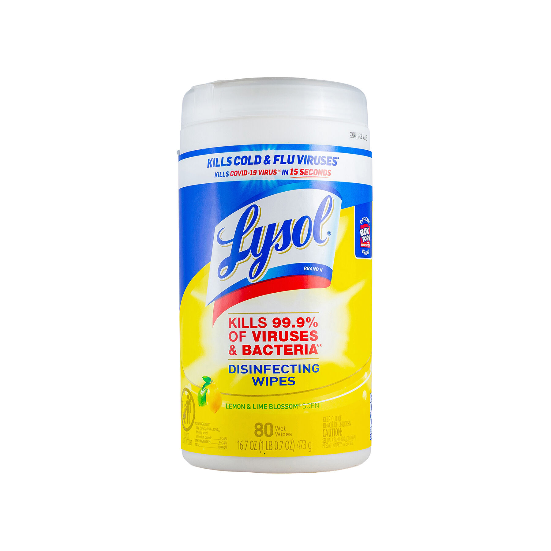 Toallitas Desifectantes Lysol 80.0 Pza