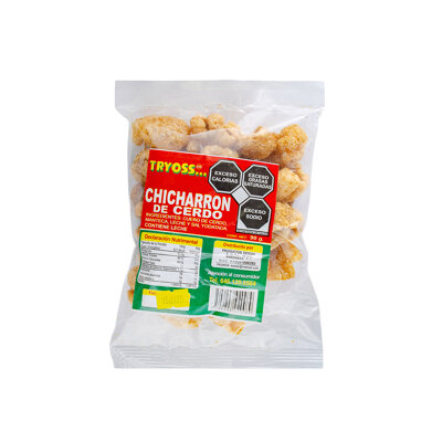 Chicharron Cerdo Con Carnita Tryoss 90 G