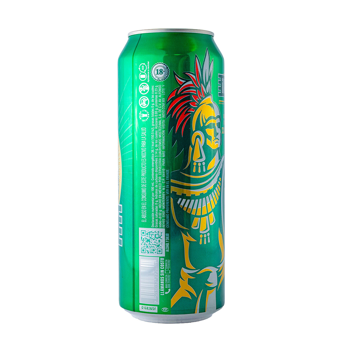 Cerv Lata Indio 710.0 Ml