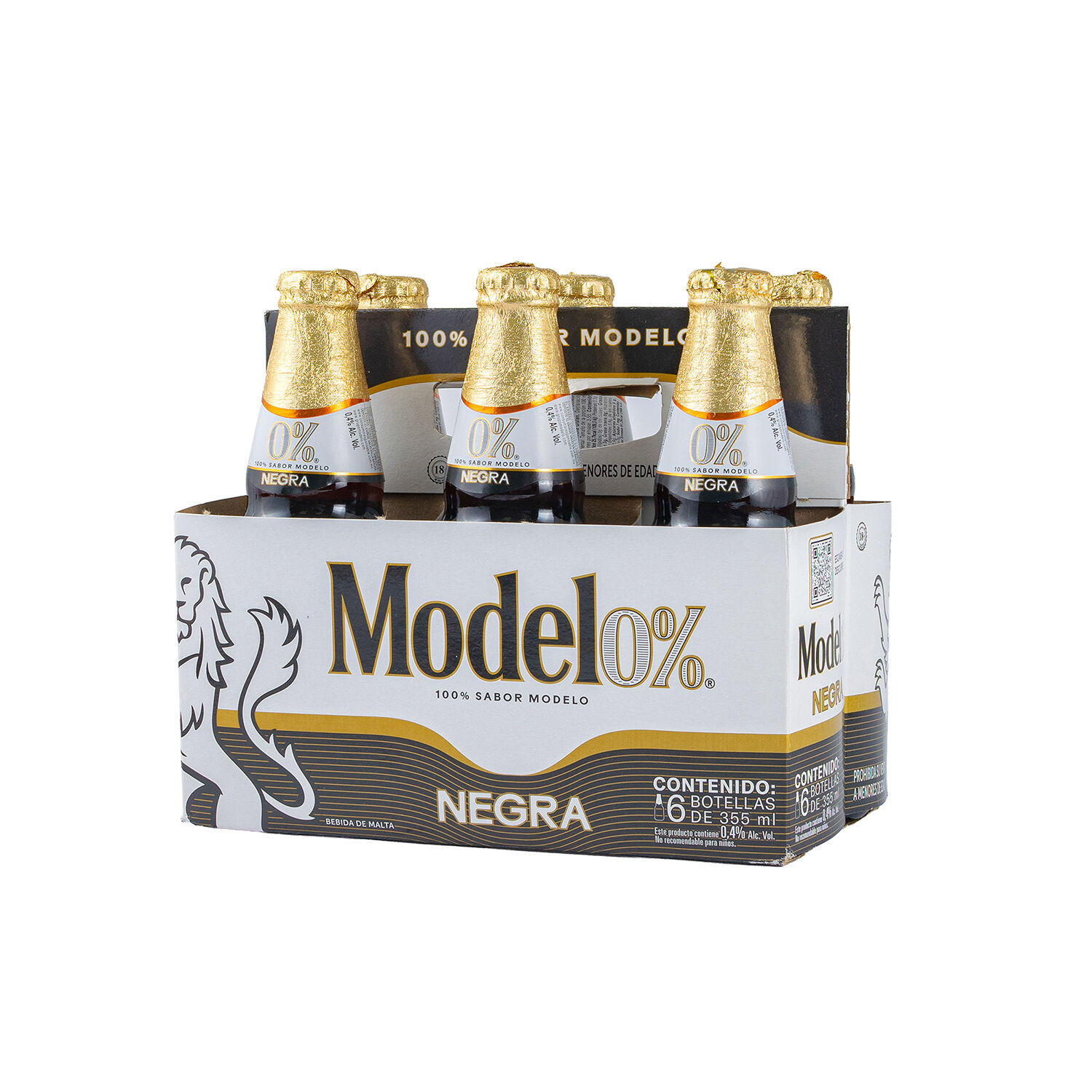 Cerv Botella 355 Negra Cero Modelo 6.0 Pack