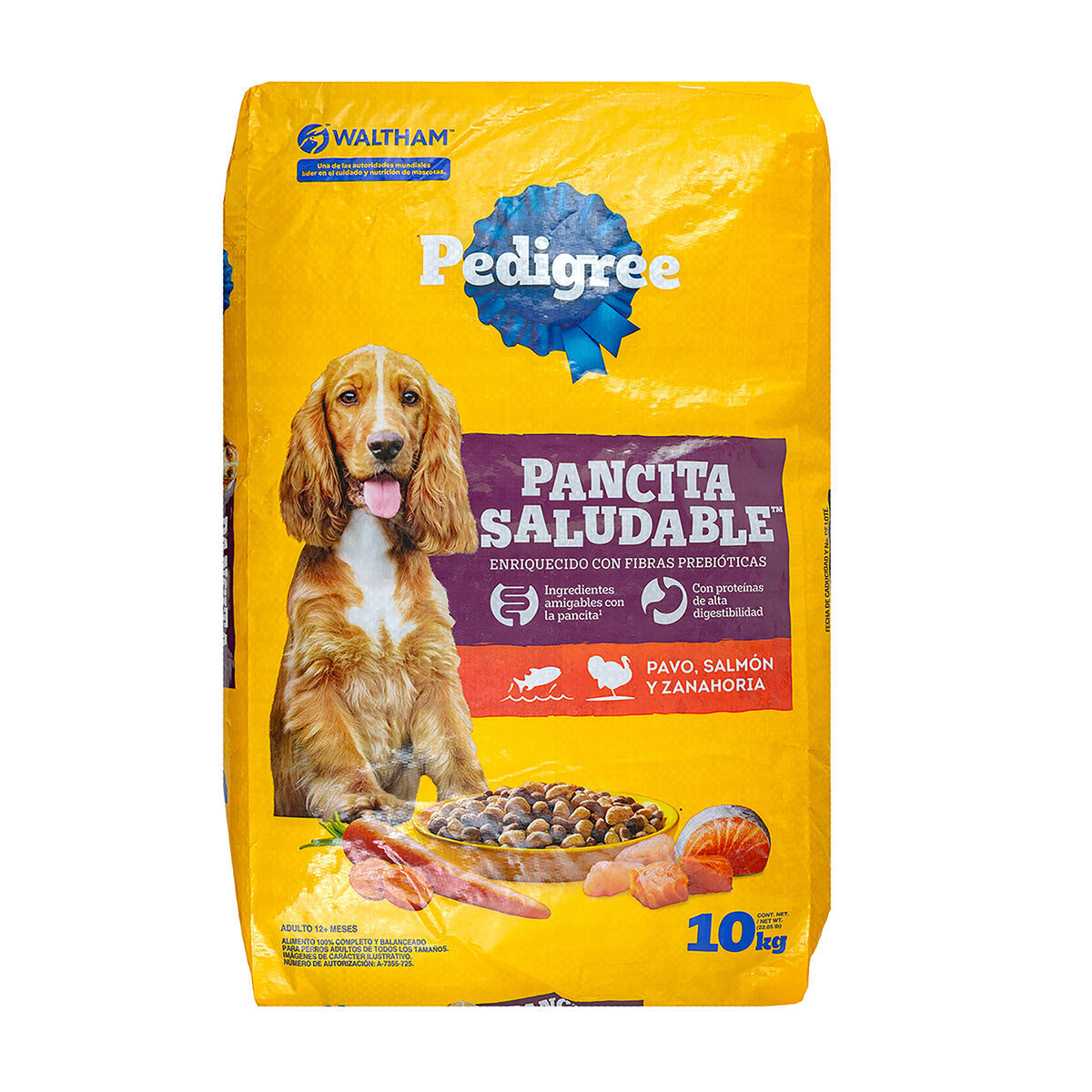 Comida Para Perro Salmón & Pavo Zanahoría Pedigree 10 Kg