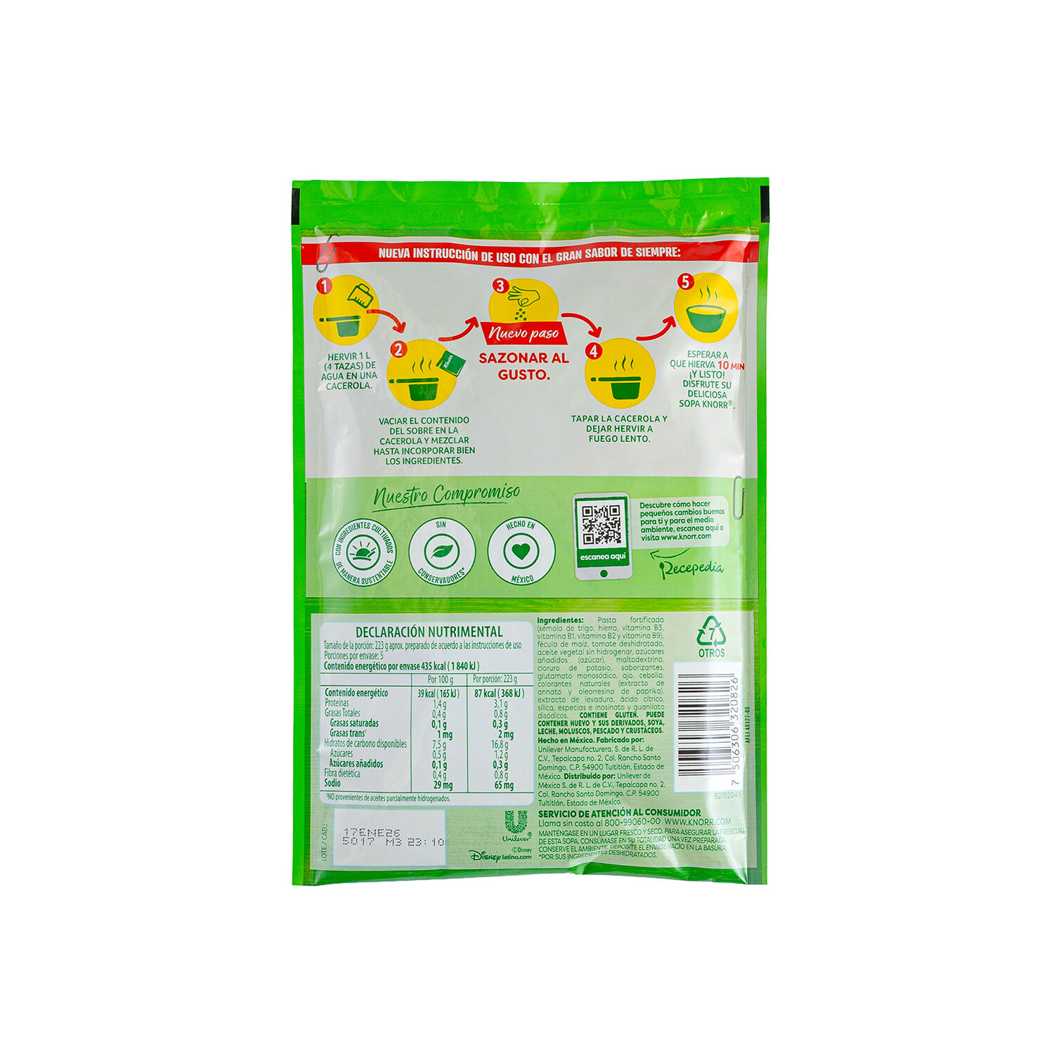 Sopa Mickey Knorr 115.0 Gr