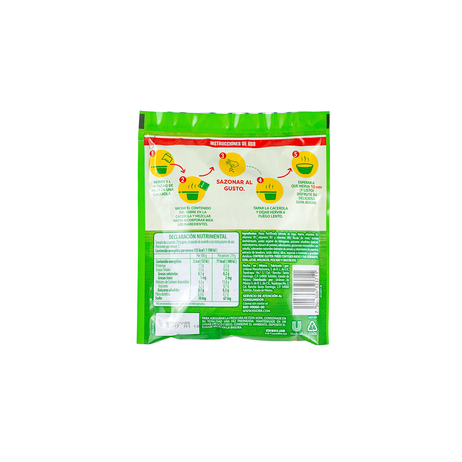 Sopa Star Wars Knorr 95.0 Gr