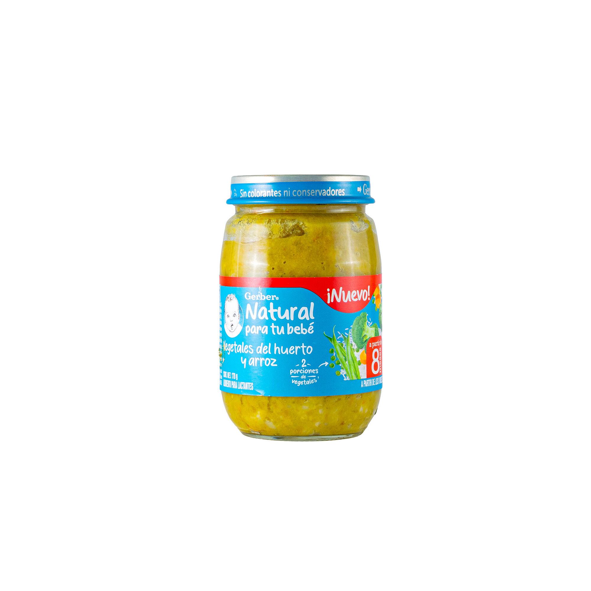 Papilla Et3 Vegetales Del Huerto Y Arroz Gerber 170.0 G