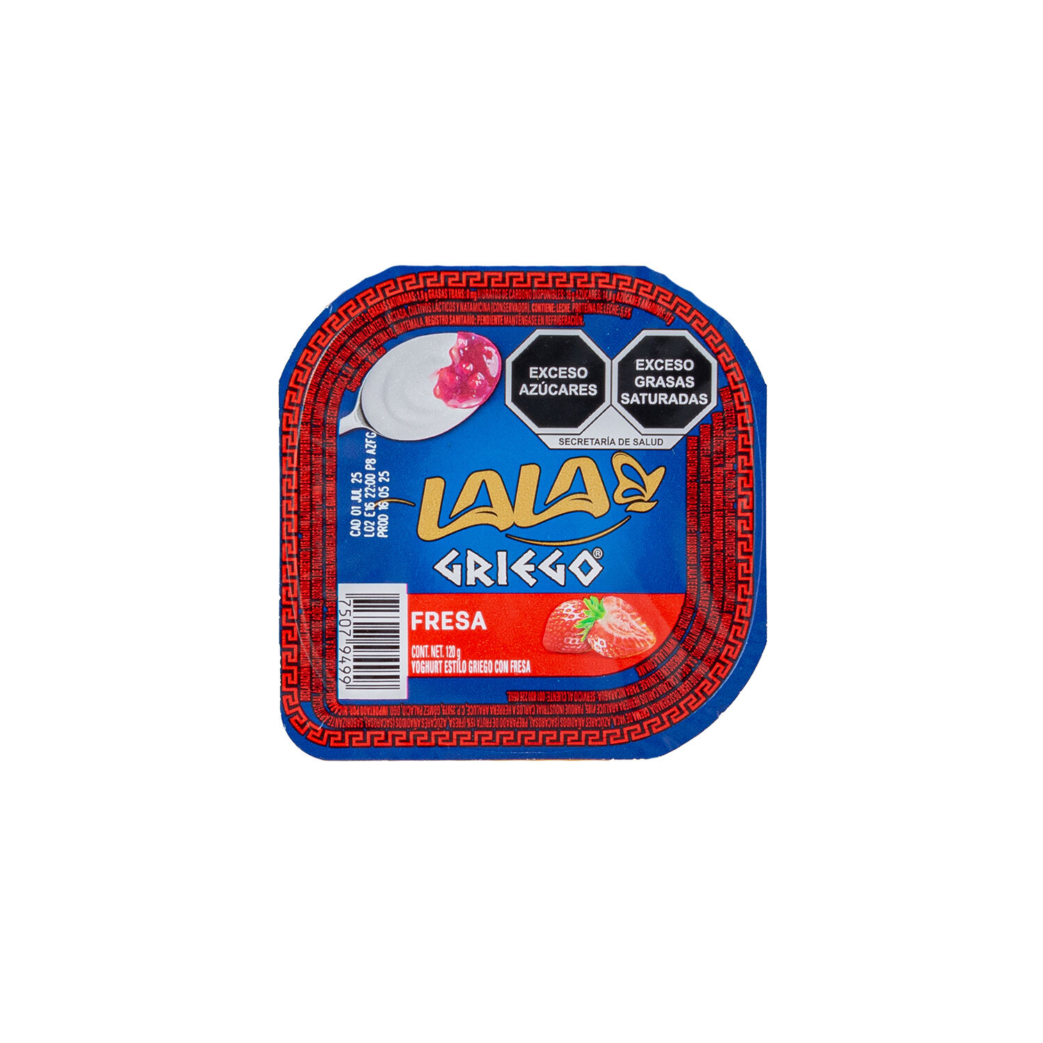 Yoghurt Fresa Griego Lala 120.0 Gr