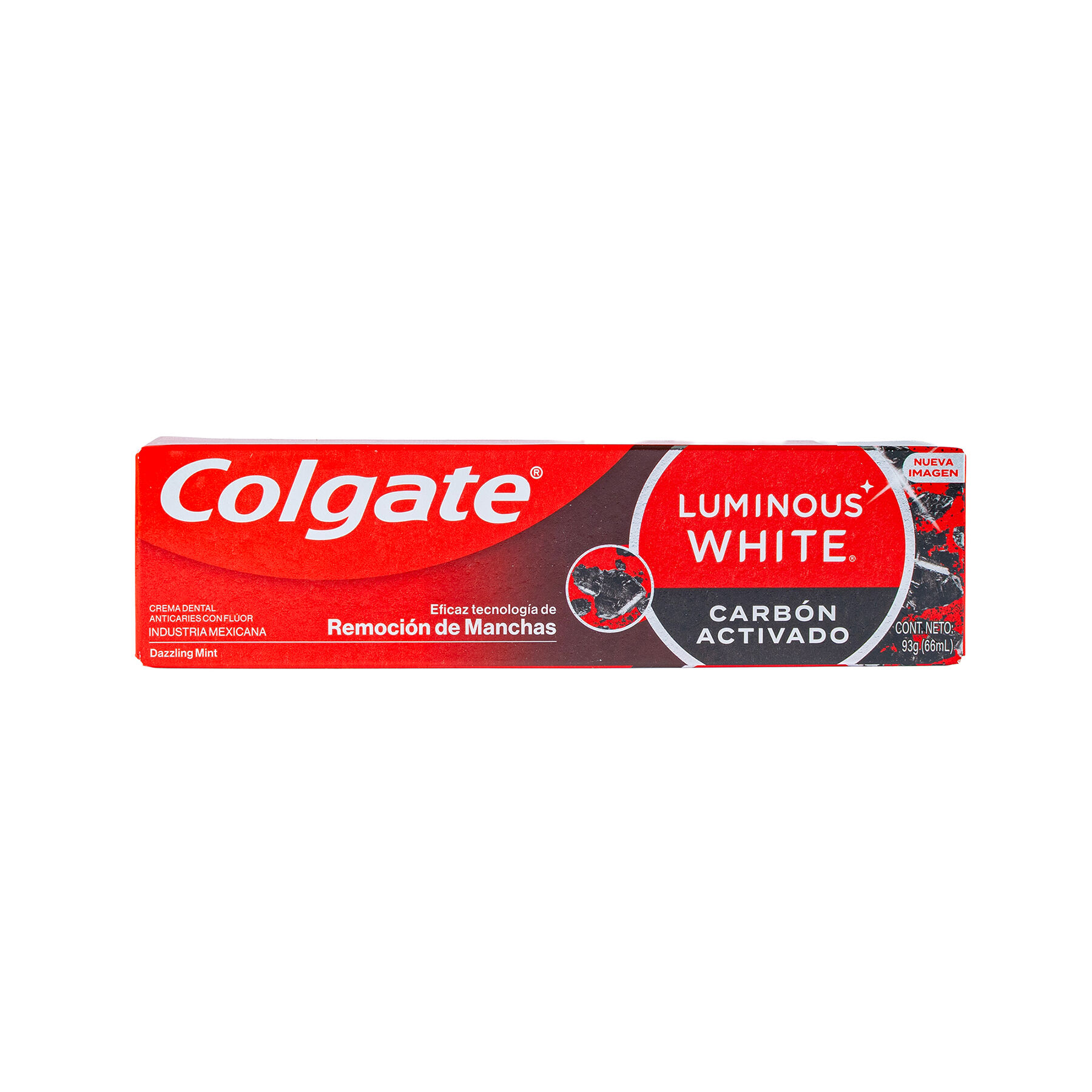 Crema Dental Luminous White Charcoal Colgate 66.0 Ml