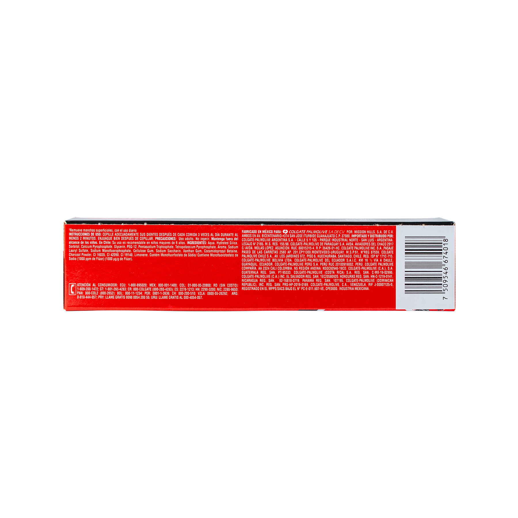 Crema Dental Luminous White Charcoal Colgate 66.0 Ml
