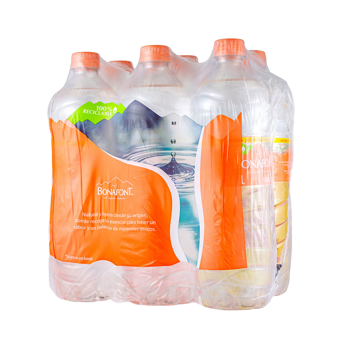 Agua Natural 1.2 Ml Bonafont 6.0 Pack