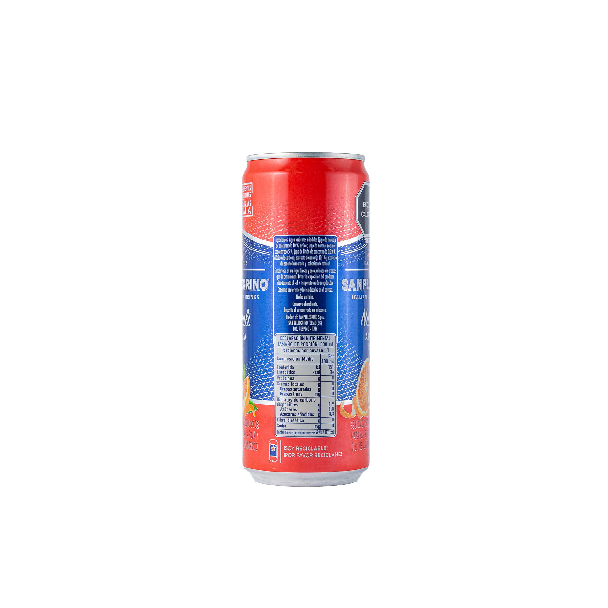 Agua Mineral Aranciata Rosa San Pellegrino 330.0 Ml