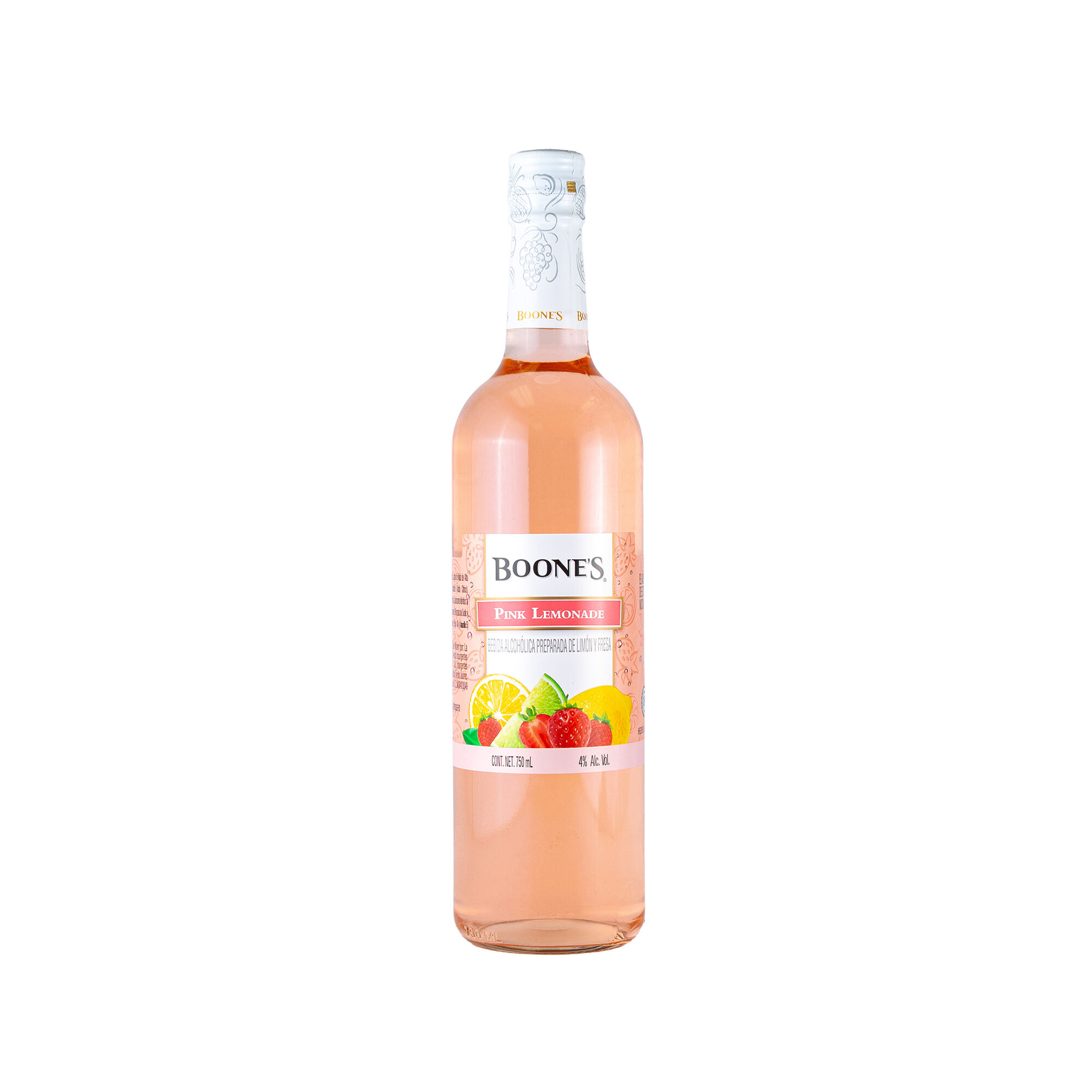 Bebida Pink Lemona De Boones 750.0 Ml