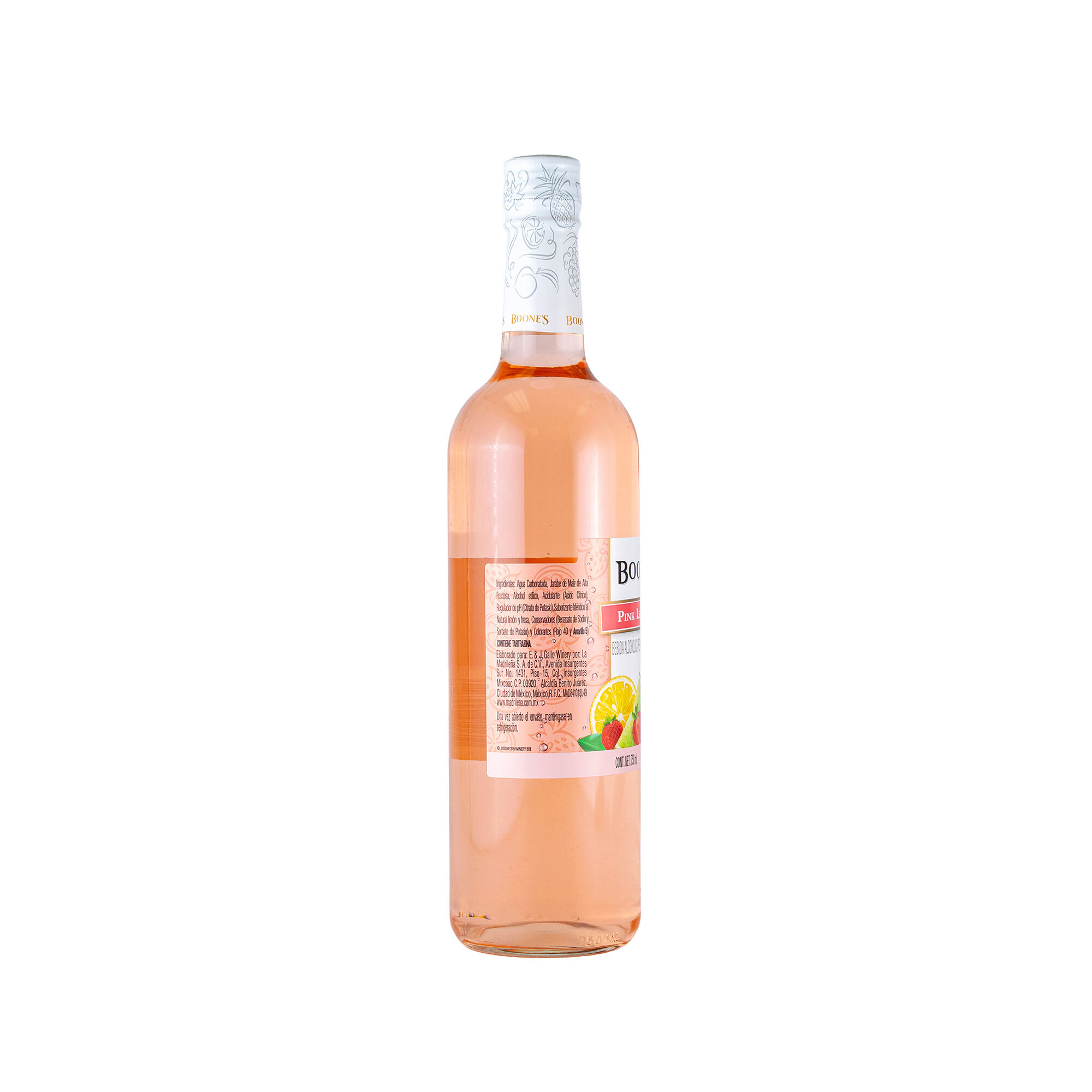 Bebida Pink Lemona De Boones 750.0 Ml