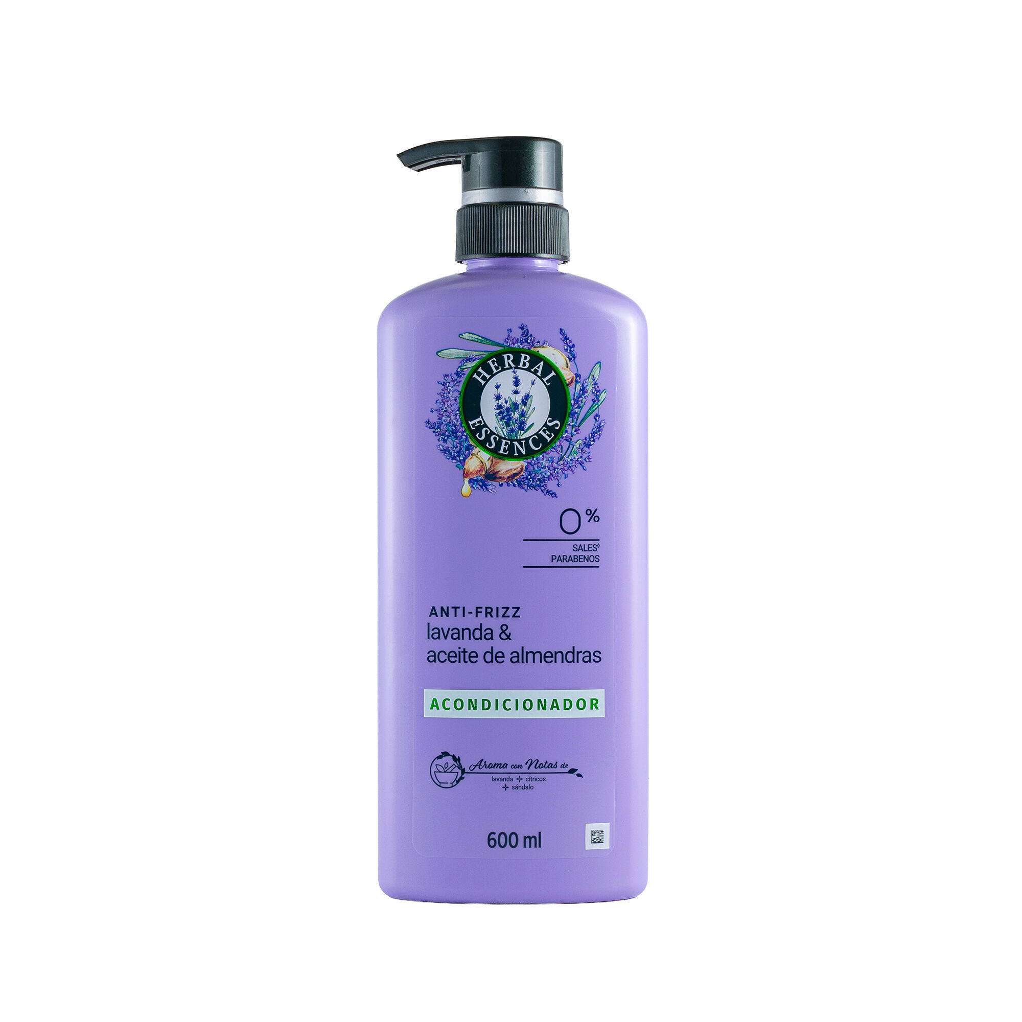 Acondicionador Antifrizz Lavanda Y Almendra Herbal Essenc