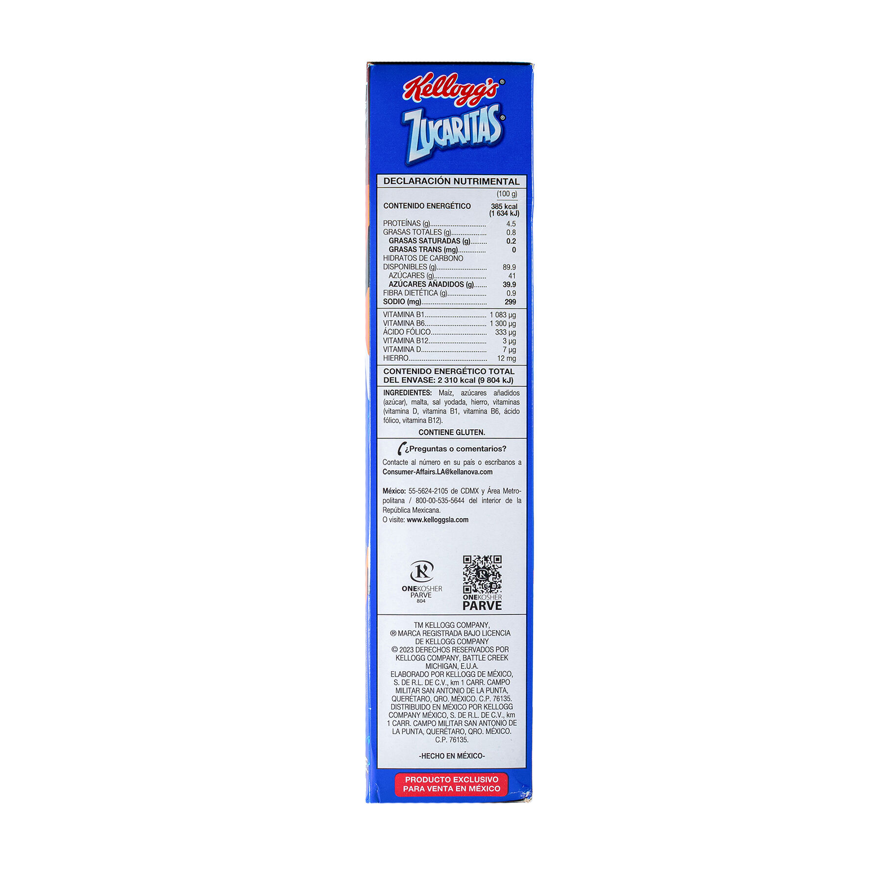 Cereal Zucaritas Kellogg 600.0 Gr