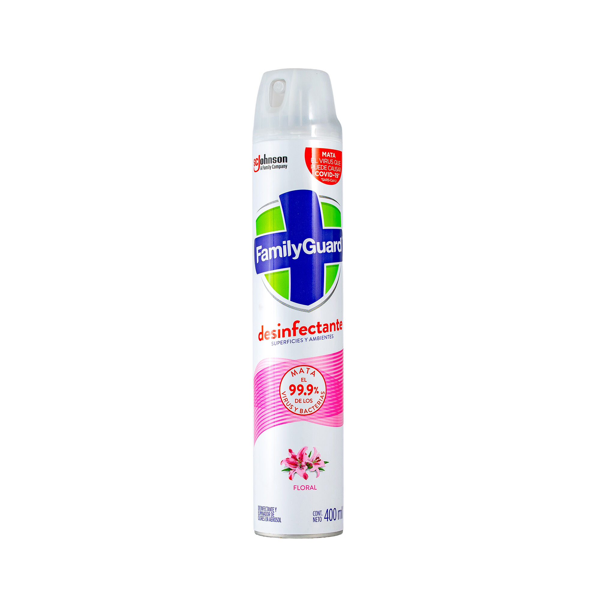 Desinfectante Aerosol Fresh Floral Family Guard 400.0 M